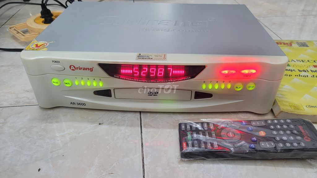 Đầu đĩa DVD Karaoke Ariang 3600. Mua bán Tivi, Âm thanh tại Quận Tân Phú Tp Hồ Chí Minh được đăng bởi Trường hình 1