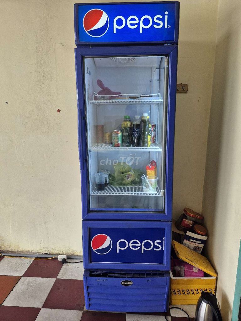 Thanh lý tủ mát pepsi hcm