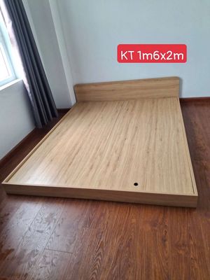 Giường đôi KT 1m6*2m "gỗ mdf". Mua bán Giường, chăn ga gối nệm tại Quận 8 Tp Hồ Chí Minh được đăng bởi Nội Thất Giá Xưởng