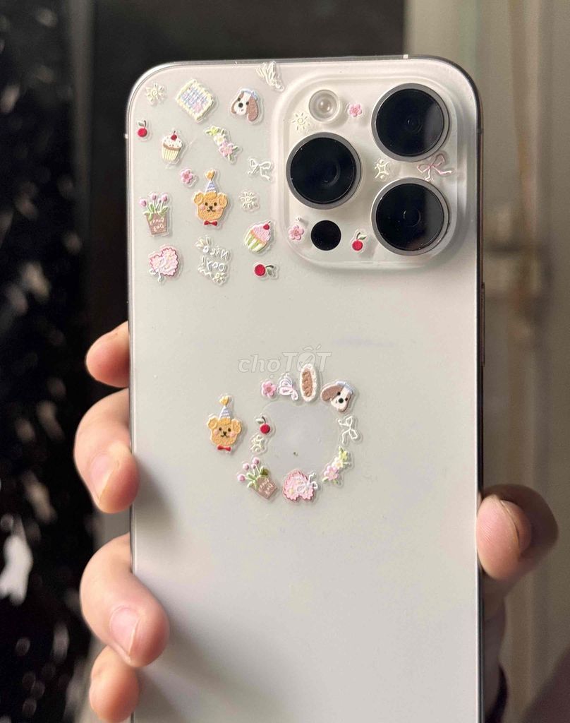 Apple iPhone 15 Pro Max 256GB Trắng VN/A. Mua bán Điện thoại tại Huyện Thanh Trì Hà Nội được đăng bởi Tớ Đây Ạ hình 1
