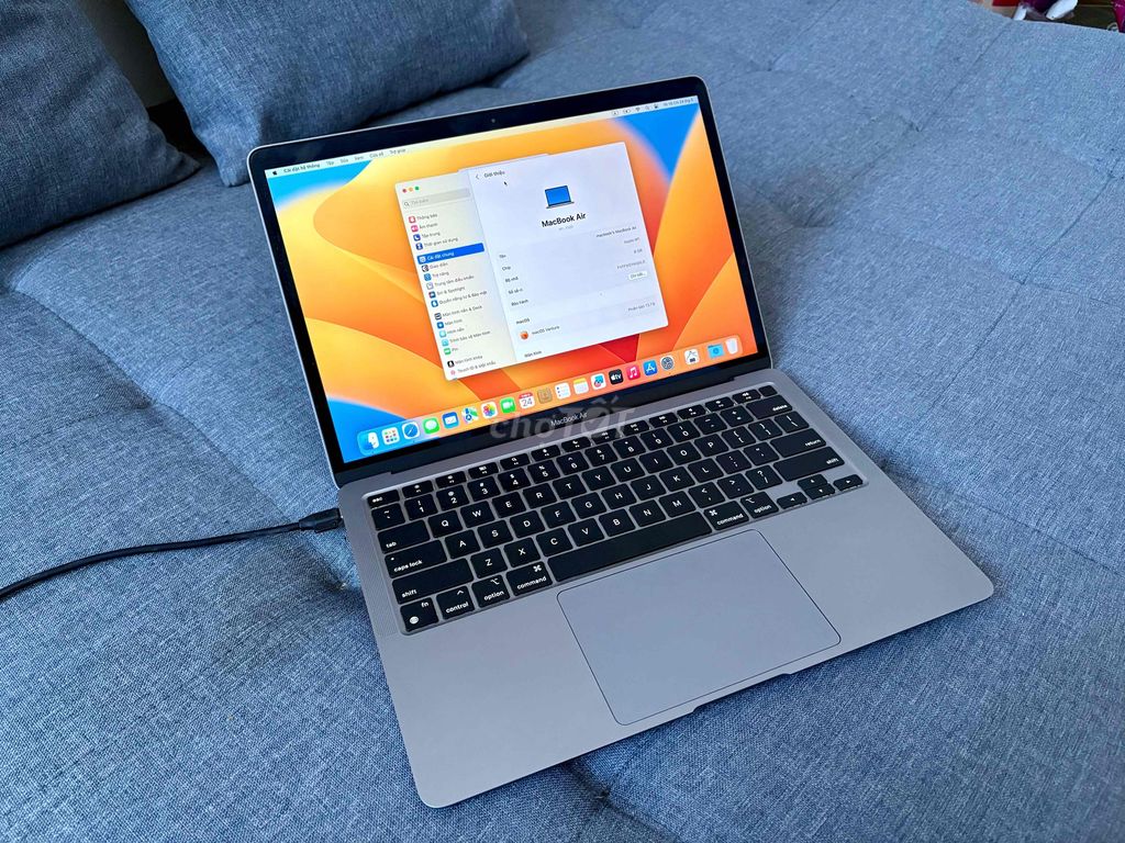 Apple Macbook Air M1 8GB/512GB Grey Việt Nam P93. Mua bán Laptop tại Quận Đống Đa Hà Nội được đăng bởi Quý Hoàng hình 1