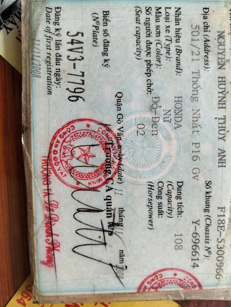 Bán xe Honda Airblade chính chủ. Mua bán Xe máy tại Thành phố Dĩ An Bình Dương được đăng bởi câm đô kim ngoc QL1A  hình 4