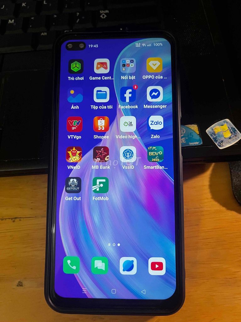 Oppo Reno4 Z 5G 256GB Đen, Đã Sử Dụng. Mua bán Điện thoại tại Huyện Thường Tín Hà Nội được đăng bởi Gia Cát Dự™ hình 1