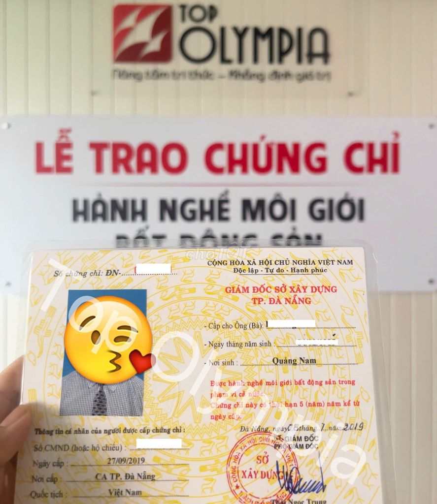 Dịch vụ Thi chứng chỉ môi giới BĐS Đà Nẵng. Dịch vụ tại Quận Hải Châu Đà Nẵng được đăng bởi Trần Trung Hiếu hình 1