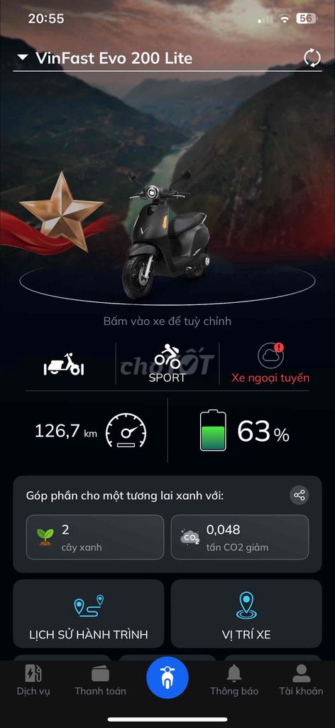 Xe mới đi hơn 100km. Mua bán Xe điện tại Huyện Hoài Đức Hà Nội được đăng bởi Nhung hình 2