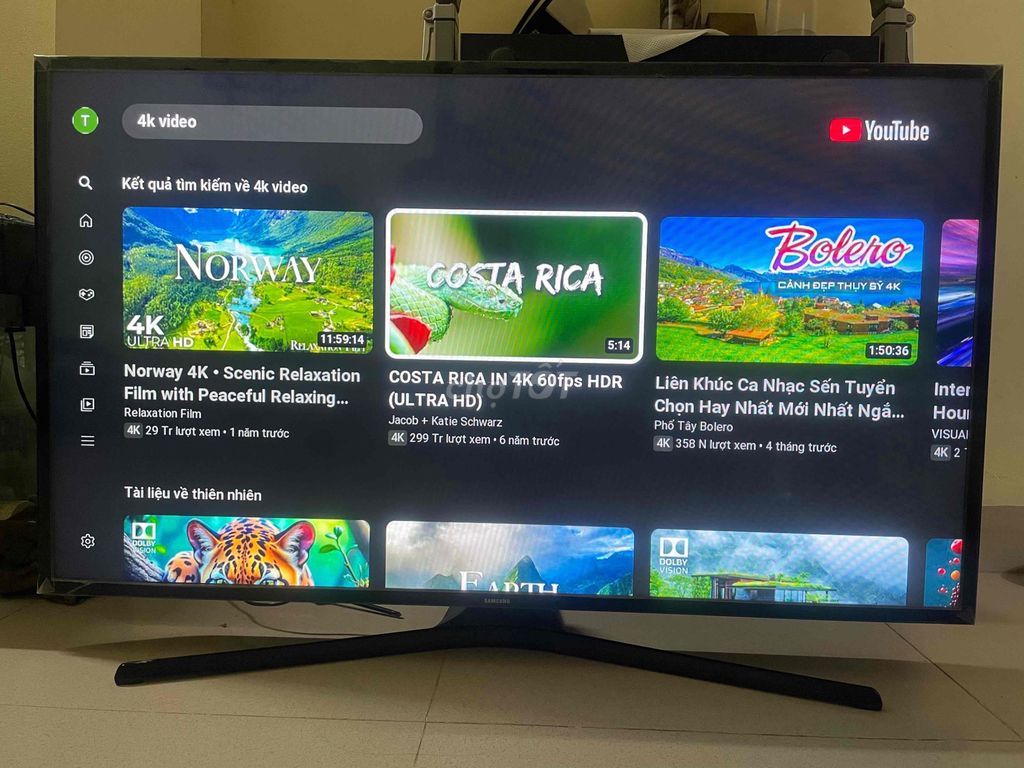 Tivi 49 inch Samsung Smart nguyên zin nhà dùng