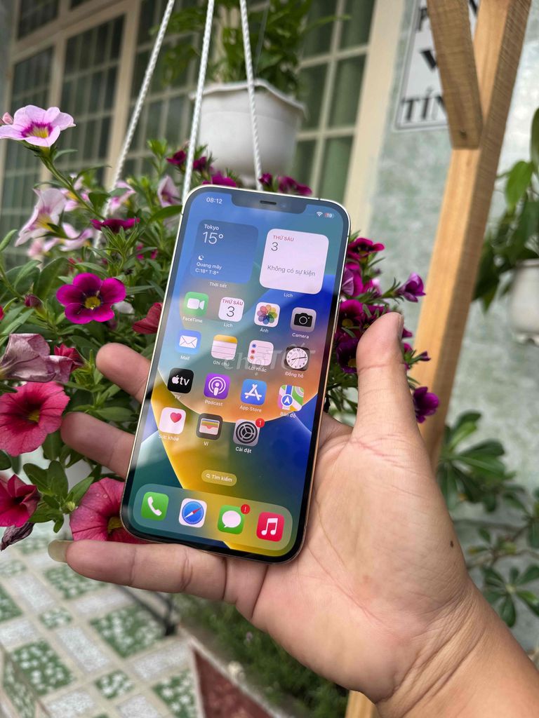 Apple iPhone 12 Pro Max 512GB Vàng. Mua bán Điện thoại tại Thành phố Mỹ Tho Tiền Giang được đăng bởi Huynhcong Ducthuan hình 1