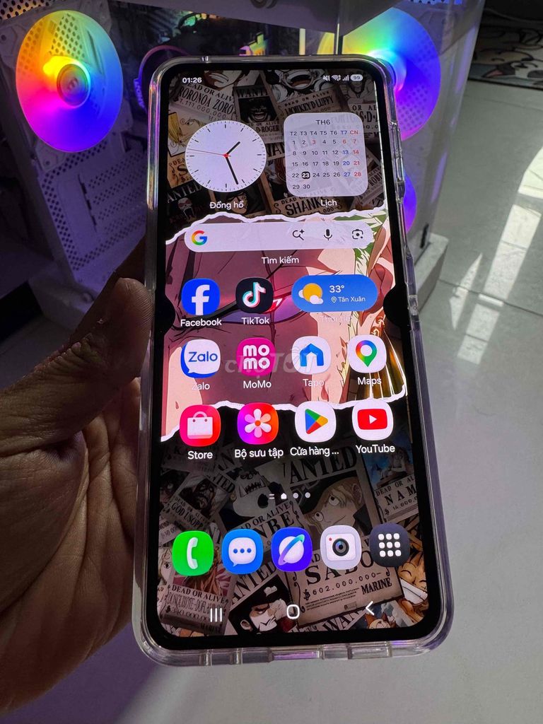 Samsung Z Flip5 Điện thoại gập. Mua bán Điện thoại tại Huyện Hóc Môn Tp Hồ Chí Minh được đăng bởi Quân Lê hình 1