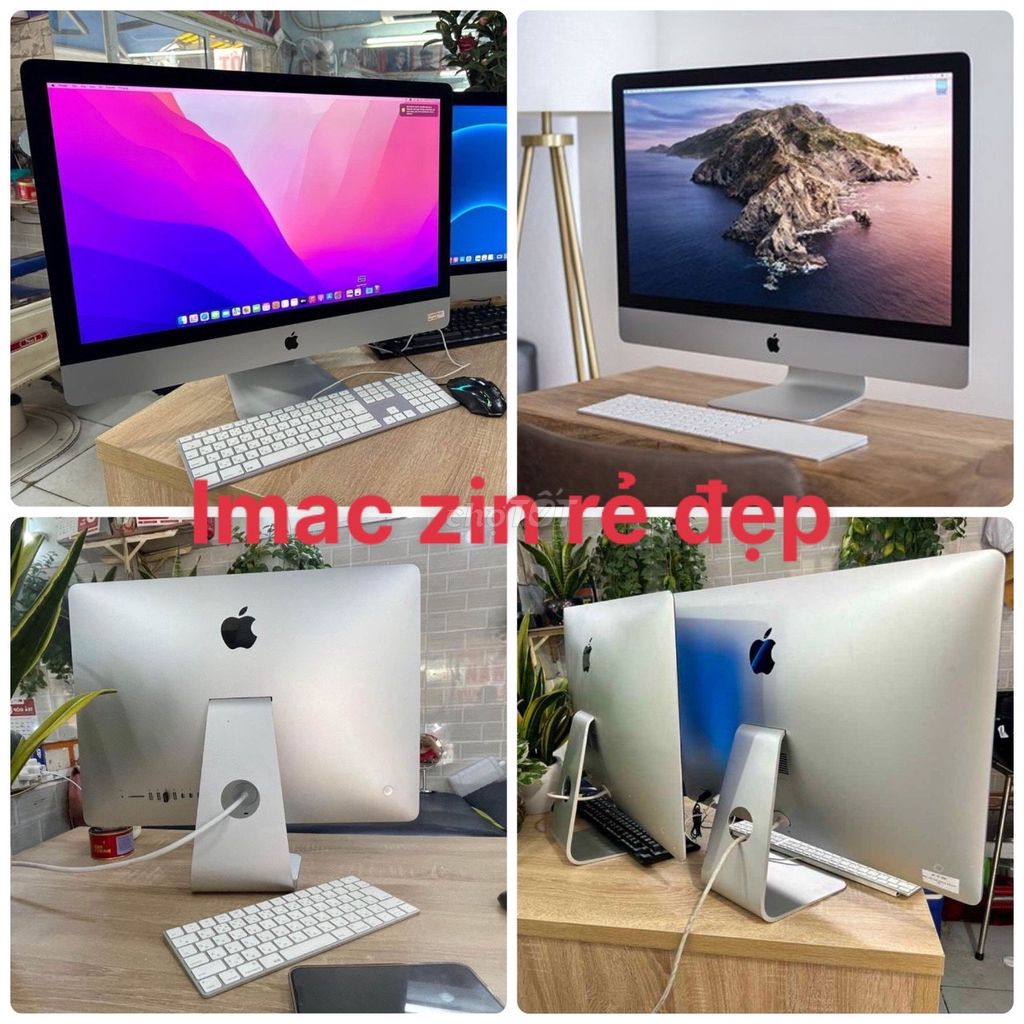 iMac 2019 màn hình 4K i5&i7 Ram8/16GB/SSD 128/1TB