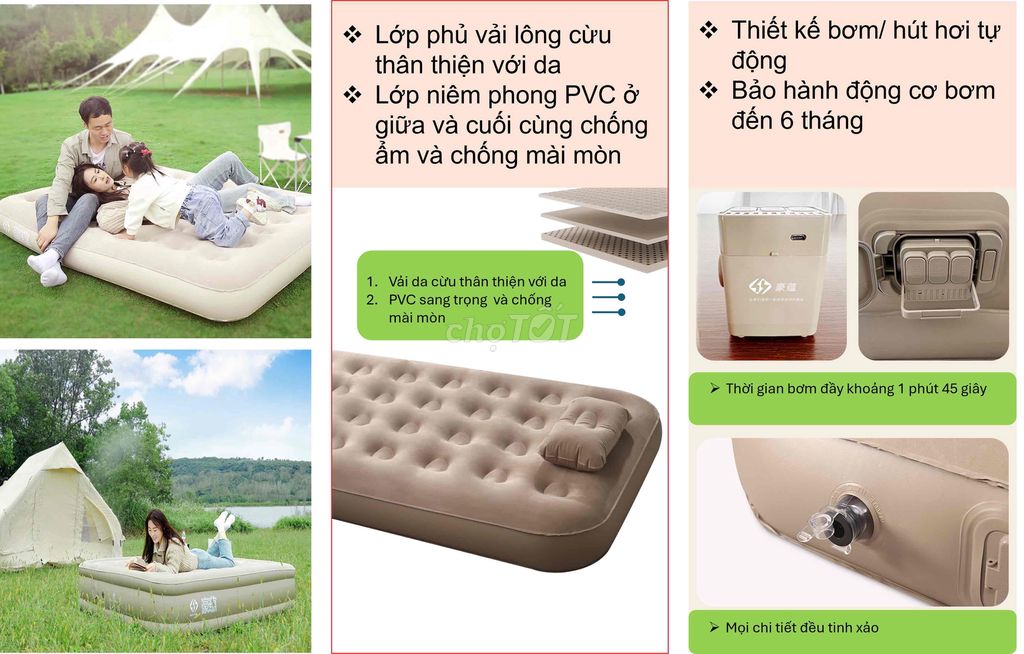 NỆM HƠI CAO CÂP - BƠM TỰ ĐỘNG