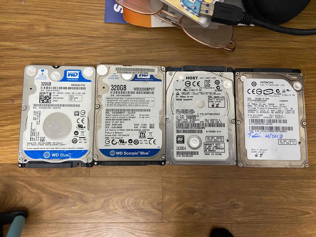 ổ cứng hdd 320gb 500gb date cao