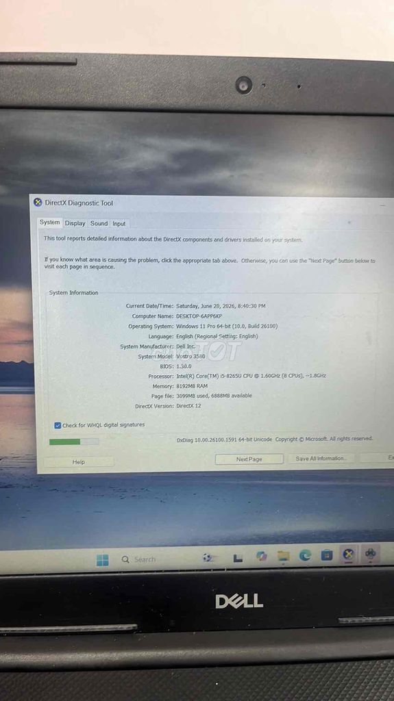 dell vostro 3580 i5 gen 8. Mua bán Laptop tại Quận Đống Đa Hà Nội được đăng bởi Đỗ Văn Sơn hình 1