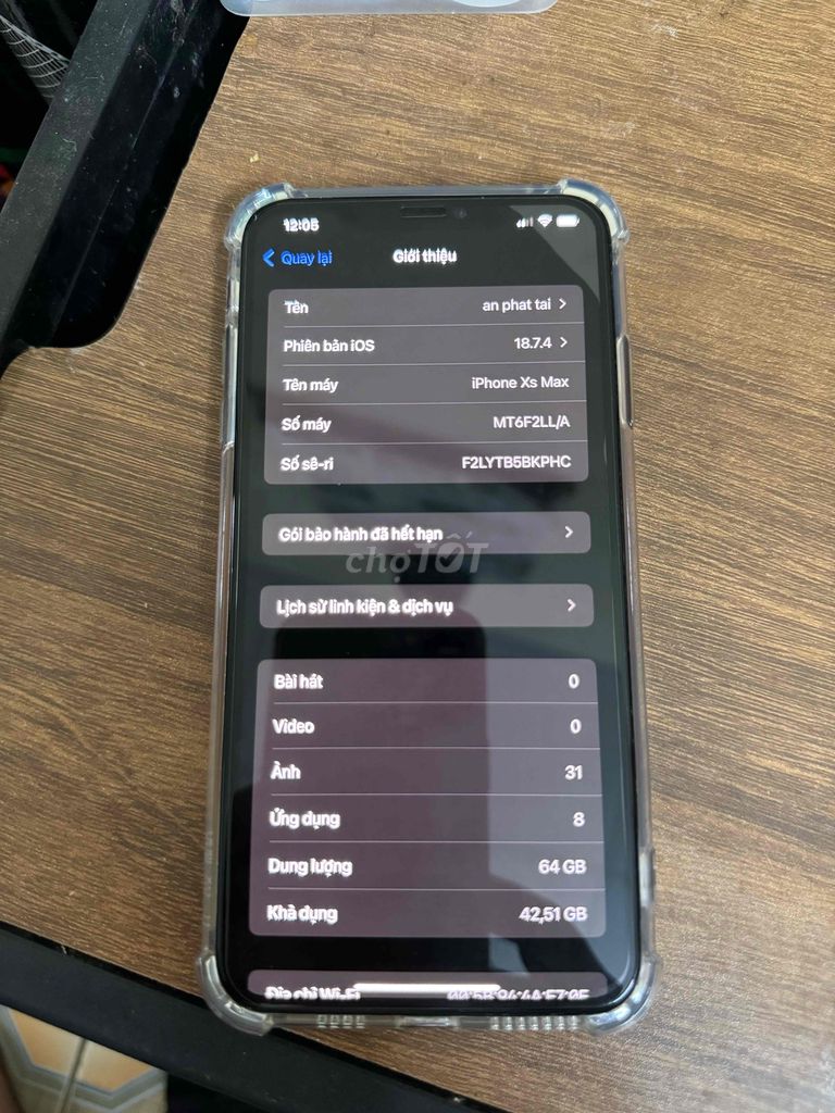 Apple iPhone XS Max Đen Đã qua sử dụng. Mua bán Điện thoại tại Quận Bắc Từ Liêm Hà Nội được đăng bởi nguyen Ngoc Binh hình 1
