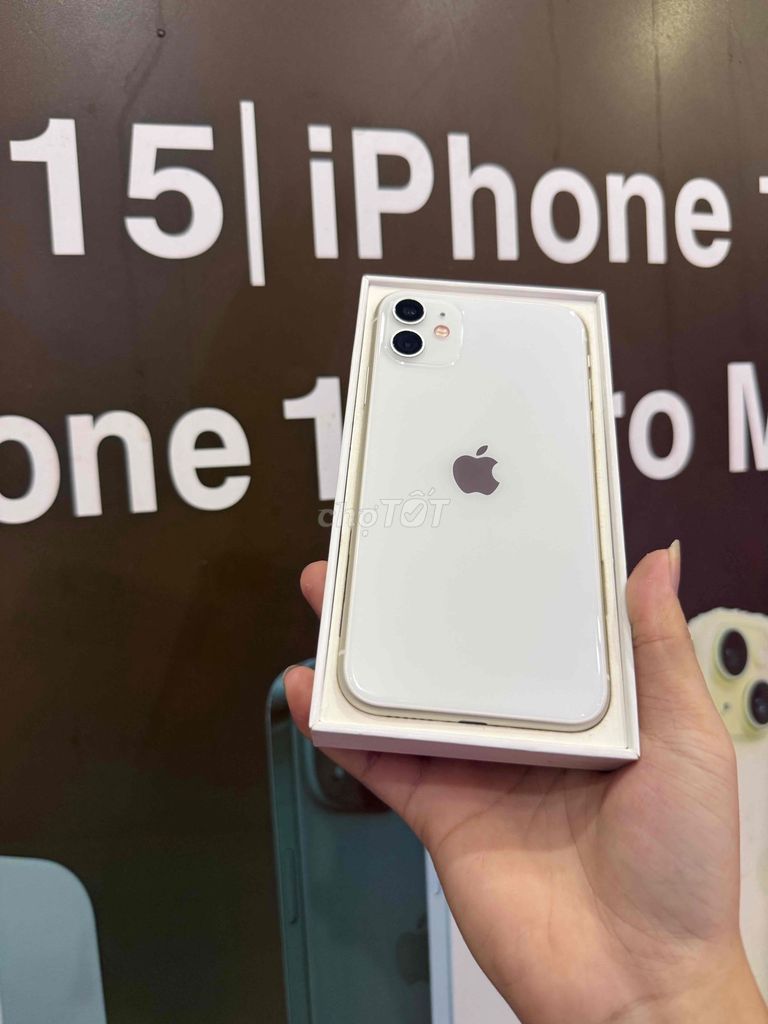 iPhone 11 128GB Trắng Mỹ. Mua bán Điện thoại tại Quận 3 Tp Hồ Chí Minh được đăng bởi Nam Á Mobile hình 1