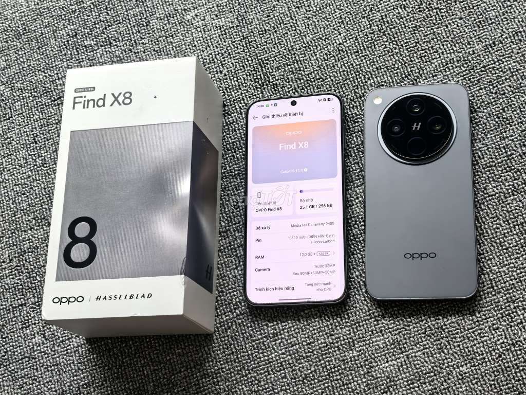 Oppo Find X8 bản 12/256 máy đẹp có giao lưu