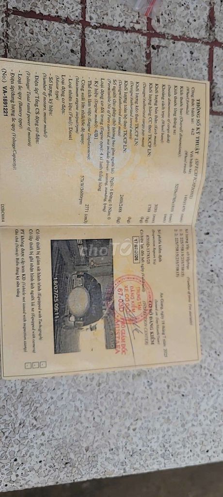 Bán xe 7 chỗ, máy dầu, máy isuzu. Mua bán Ô tô tại Quận Cái Răng Cần Thơ được đăng bởi Hoang anh hình 12