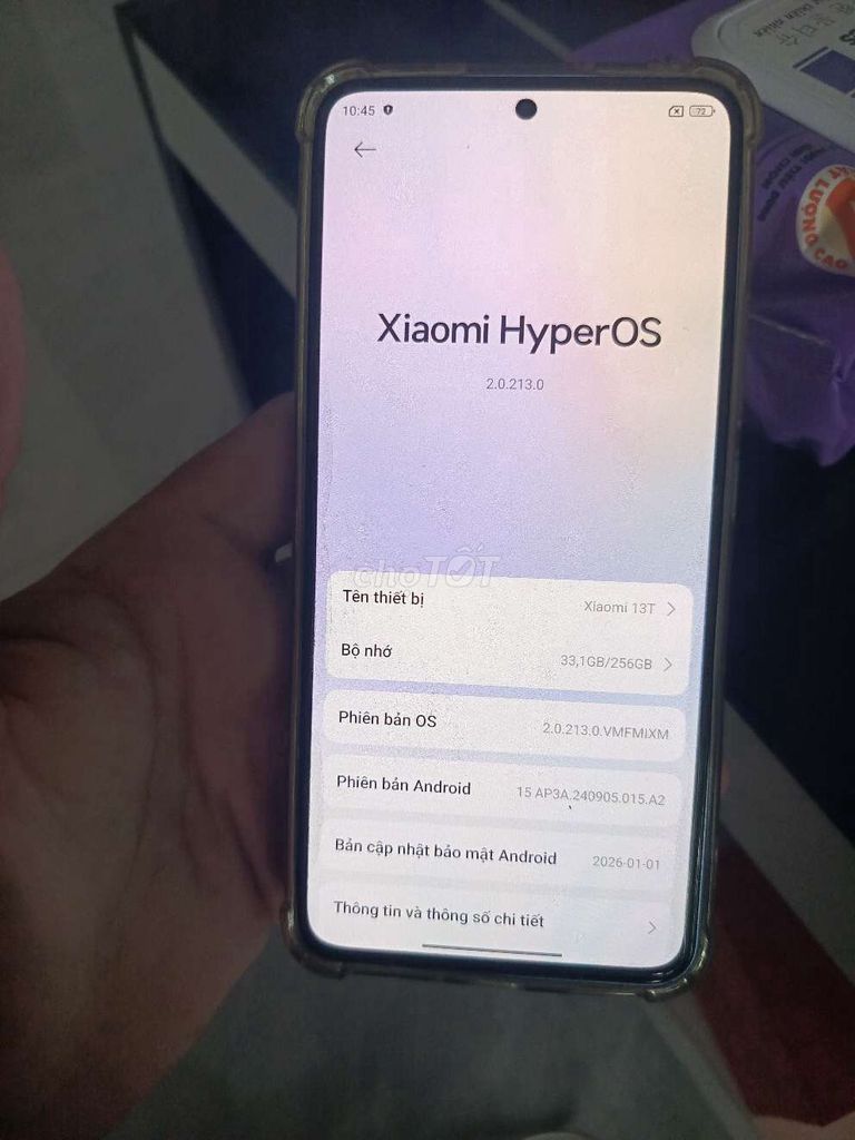 Xiaomi 13T Nguyên Rin. Mua bán Điện thoại tại Thành phố Thủ Dầu Một Bình Dương được đăng bởi Nguyễn văn thành hình 1