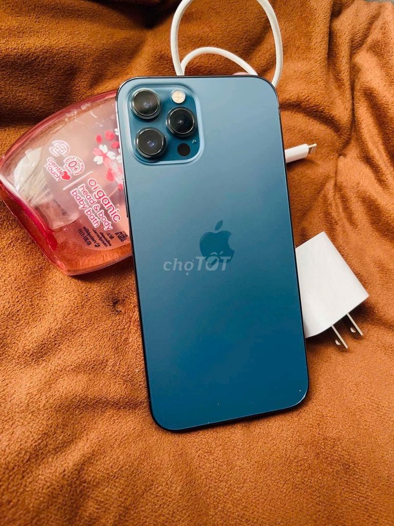 Bán iphone 12pro max 128G xanh fullbox pin 96%