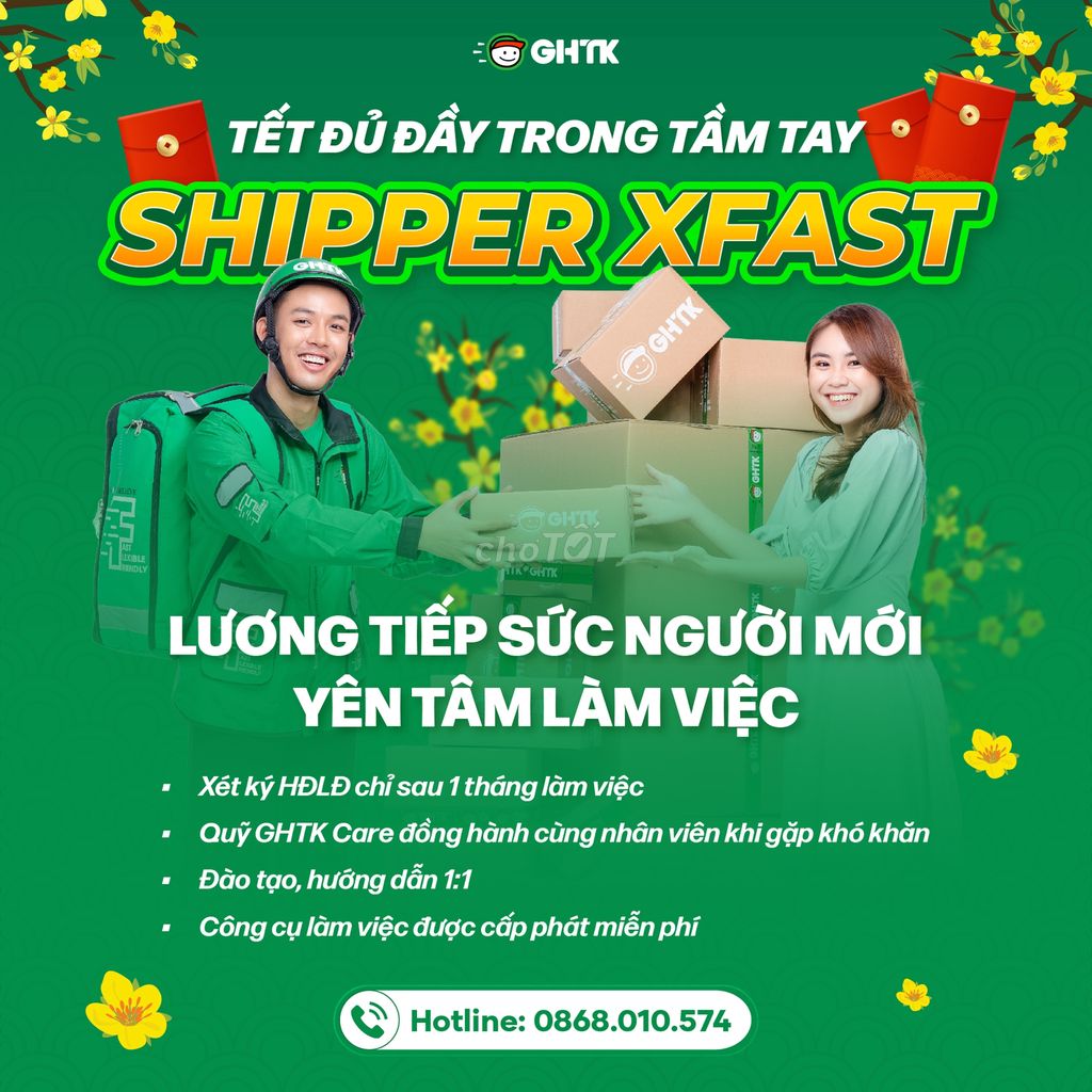 GIA NHẬP SHIPPER GHTK - TẾT ĐỦ ĐẦY TRONG TẦM TAY