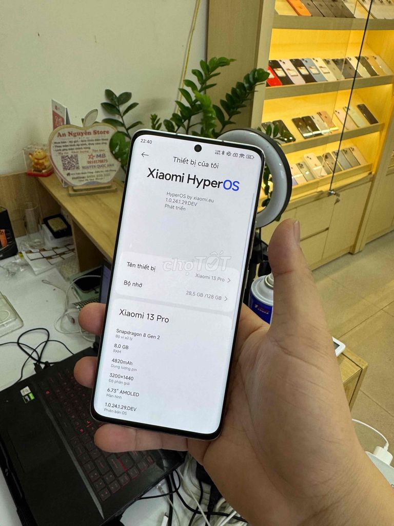 Xiaomi 13 Pro 128GB Trắng. Mua bán Điện thoại tại Quận Kiến An Hải Phòng được đăng bởi nguyen minh hình 1