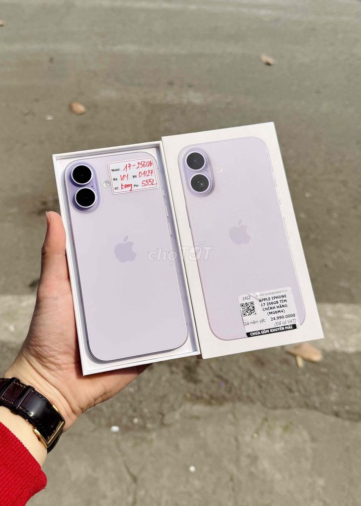 iPhone 17 256GB Tím VN Fullbox pin 100%. Mua bán Điện thoại tại Quận Đống Đa Hà Nội được đăng bởi Lâm Bảo Tuyên hình 1