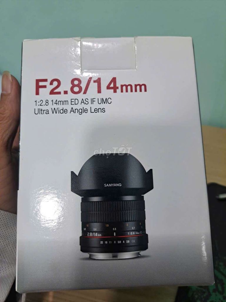 Ống kính Samyang F2.8/14mm ED AS IF UMC. Mua bán Máy ảnh, Máy quay tại Quận Liên Chiểu Đà Nẵng được đăng bởi Đặng Hoàng hình 1