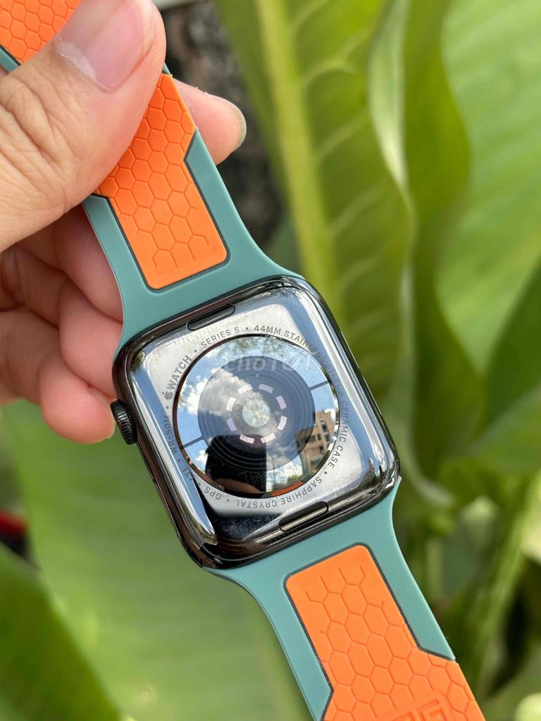 Apple Watch S5 44mm Bản thép nguyên zin pin 91 đep