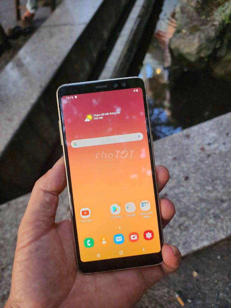Samsung A8 Plus 2018 6GB/64GB Vàng. Mua bán Điện thoại tại Quận Tân Phú Tp Hồ Chí Minh được đăng bởi Mobile TV  hình 1