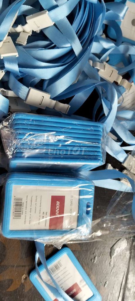 Dây đeo thẻ BEKUN Vải Xanh dương. Mua bán Phụ kiện thời trang khác tại Quận Sơn Trà Đà Nẵng được đăng bởi tôm tít tồ hình 1