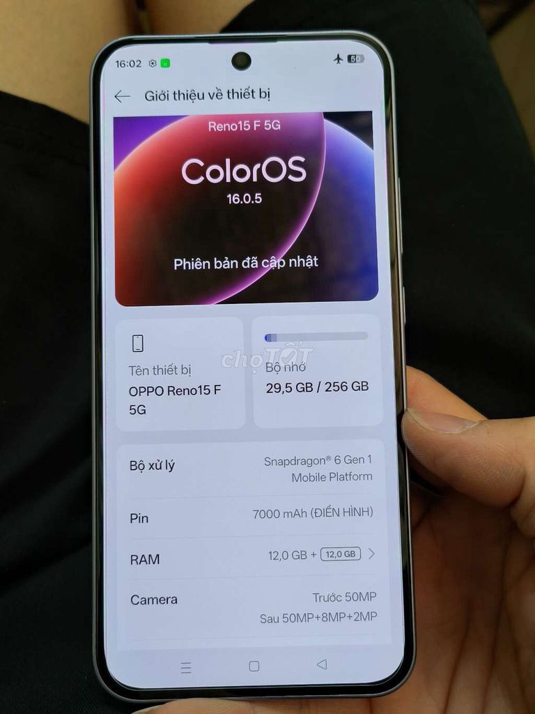 OPPO Reno 15F 5G 12/256GB Xanh. Mua bán Điện thoại tại Quận Bắc Từ Liêm Hà Nội được đăng bởi hung hình 1