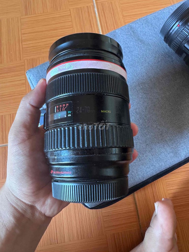 Ống kính Canon EF 24-70mm f/2.8L Đen. Mua bán Máy ảnh, Máy quay tại Huyện Hưng Hà Thái Bình được đăng bởi Tuấn Anh hình 1