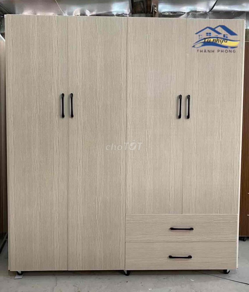 Tủ quần áo nhựa Đài Loan 4 cánh. Mua bán Tủ, kệ gia đình tại Thành phố Thủ Đức Tp Hồ Chí Minh được đăng bởi Ngọc Lan hình 1