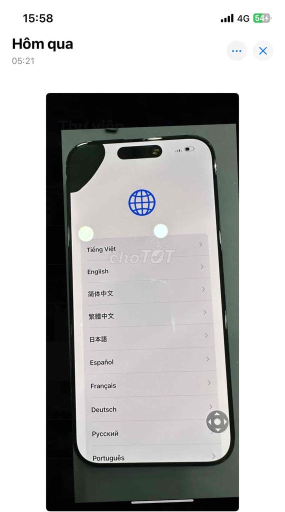 Màn iphone 15 pro zin mực mép zin tháo máy hãng