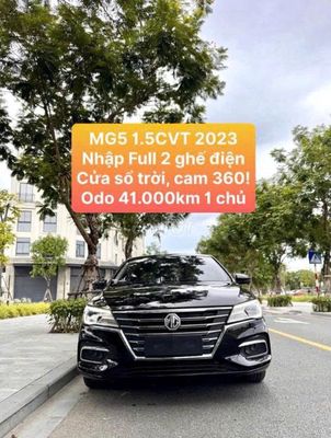 MG MG5 2023 1.5CVT Duplex Đen 41.000 km