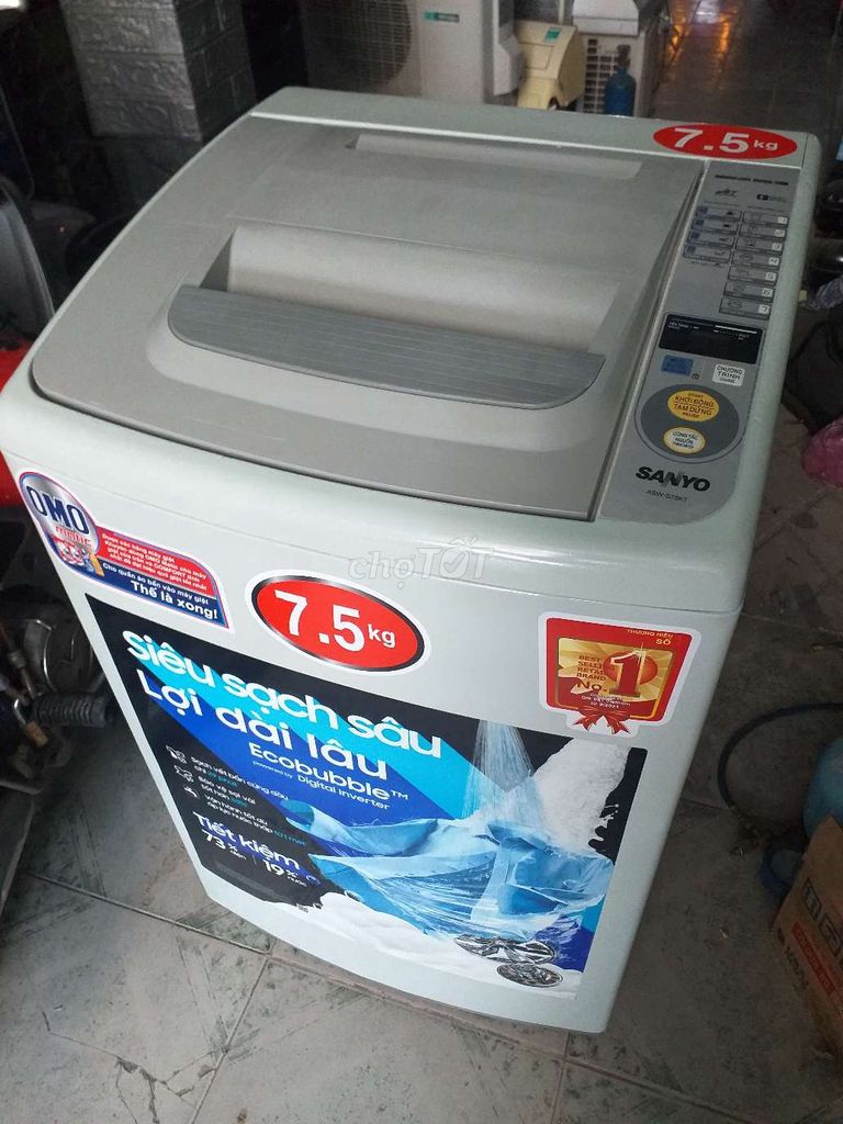 Máy giặt sanyo aqua 7.5kg. Mua bán Máy giặt tại Huyện Hóc Môn Tp Hồ Chí Minh được đăng bởi đuc trung hình 1
