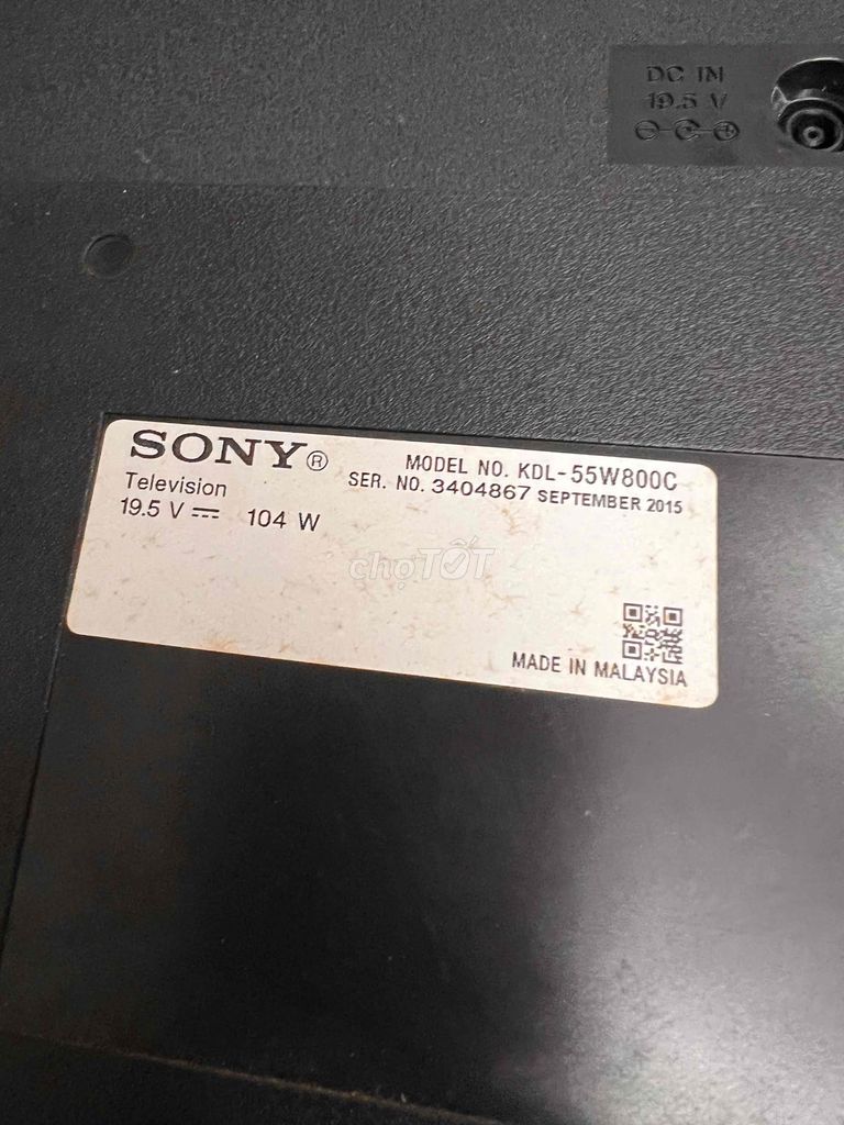 Tivi Sony KDL-55W800C Đen Malaysia. Mua bán Tivi, Âm thanh tại Quận Tân Bình Tp Hồ Chí Minh được đăng bởi mua bán phế liệu hình 1