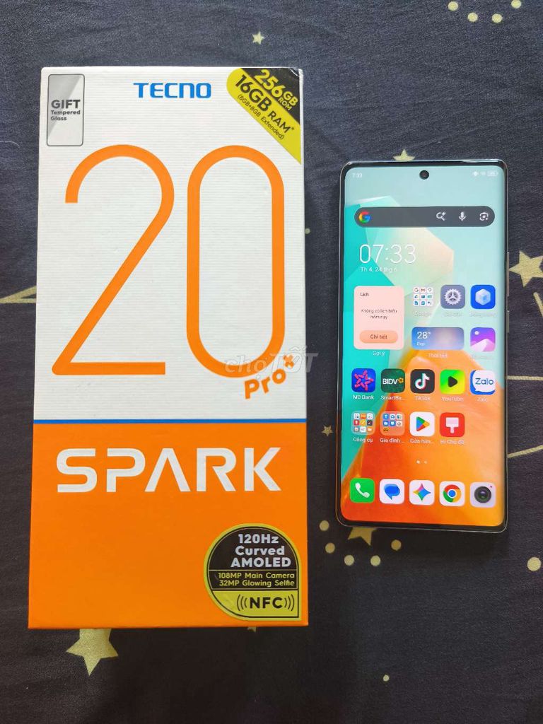 TECNO SPARK 20 Pro Plus 256GB Lunar Frost. Mua bán Điện thoại tại Thành phố Thanh Hóa Thanh Hóa được đăng bởi Nhã Lâm hình 1