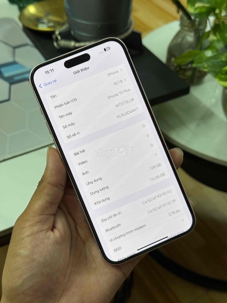 15plus lock 128gb eid pin 84 đẹp 99 bán or gl. Mua bán Điện thoại tại Huyện Thanh Trì Hà Nội được đăng bởi Anh Dương hình 1