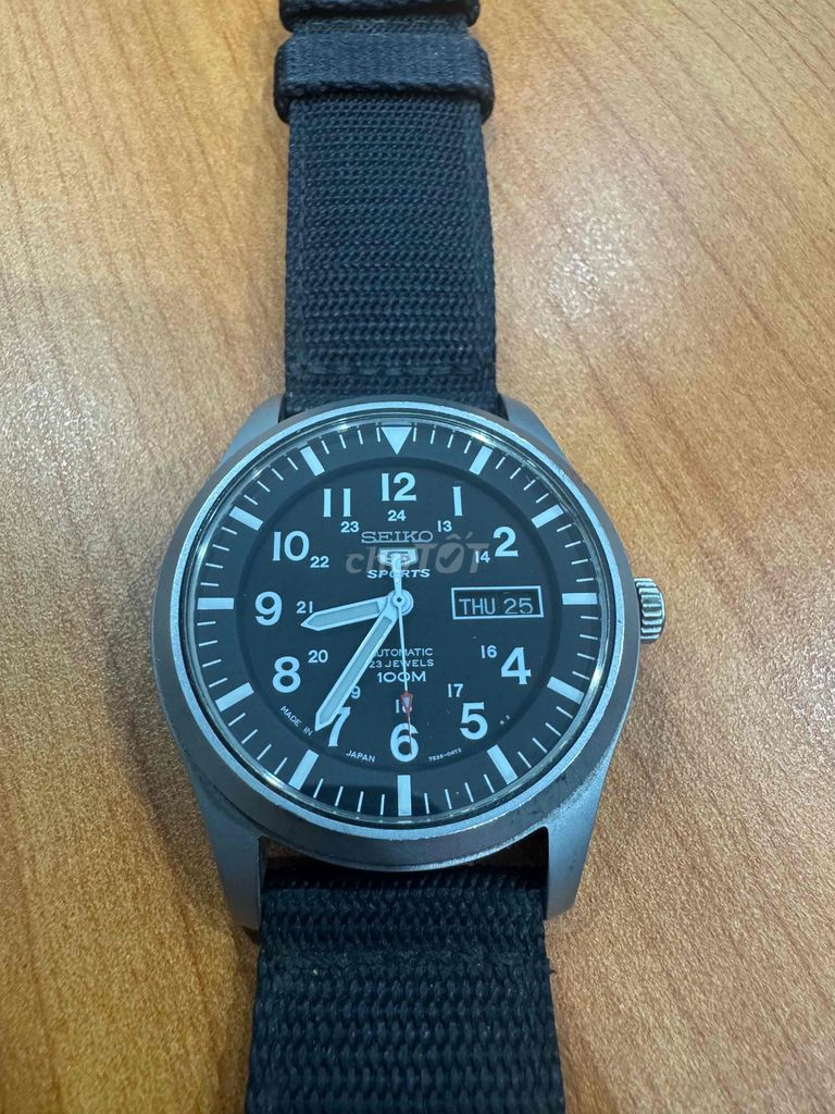 Đồng hồ Seiko 5 quân đội Nam 42mm. Mua bán Đồng hồ tại Quận Bình Thạnh Tp Hồ Chí Minh được đăng bởi Anh Nam hình 1