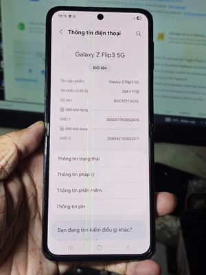 Galaxy Z Flip3 5G 128GB giá chữa cháy