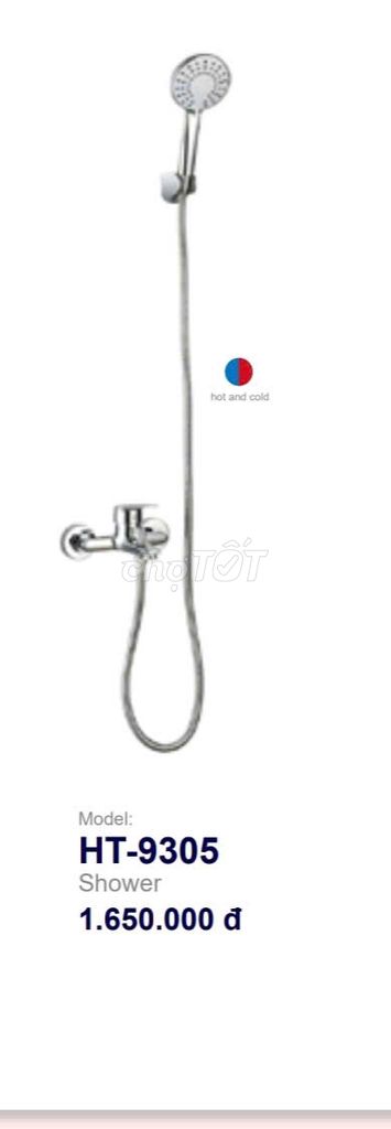 Vòi sen tắm Hwata HT-9305 Inox 304. Mua bán Thiết bị vệ sinh, nhà tắm tại Quận Tân Bình Tp Hồ Chí Minh được đăng bởi Lượng Nguyễn hình 1