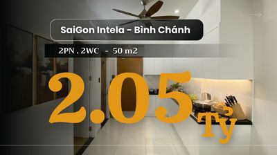 Căn hộ Saigon Intela - Nhà ở thương mại Bình Chánh- Đang làm sổ