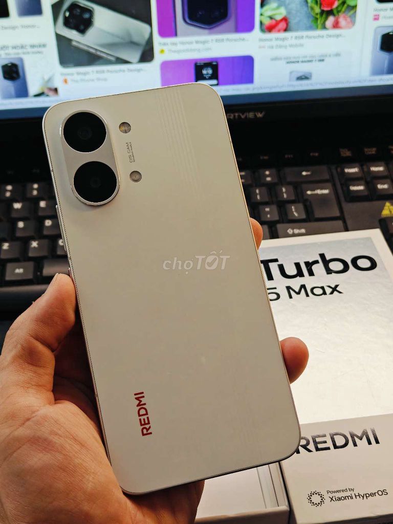 Xiaomi Redmi Turbo 5 Max 12GB 256GB Trắng. Mua bán Điện thoại tại Quận Hà Đông Hà Nội được đăng bởi Tài hình 1