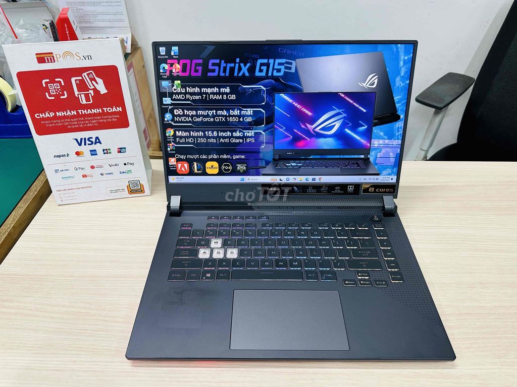 Asus ROG Strix G513 Ryzen 7 15.6 inch. Mua bán Laptop tại Quận 1 Tp Hồ Chí Minh được đăng bởi khanh laptop hình 1