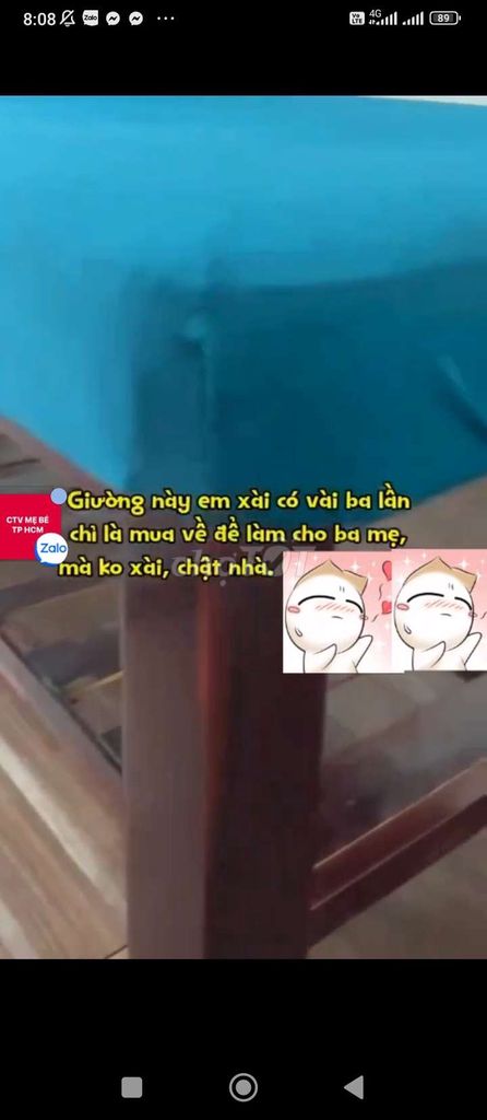 Giường spa mới sài 2-3 lần