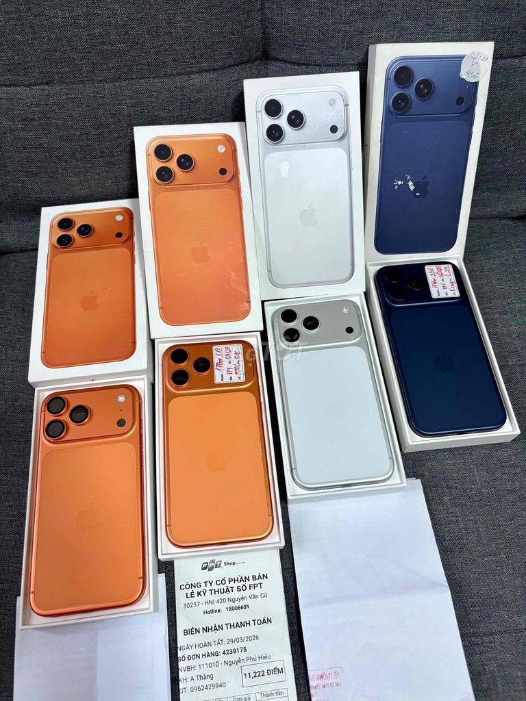 Apple iPhone 17 Pro Max 256GB Trắng Vn Sạc 3 lần. Mua bán Điện thoại tại Quận Đống Đa Hà Nội được đăng bởi Quý Hoàng hình 1