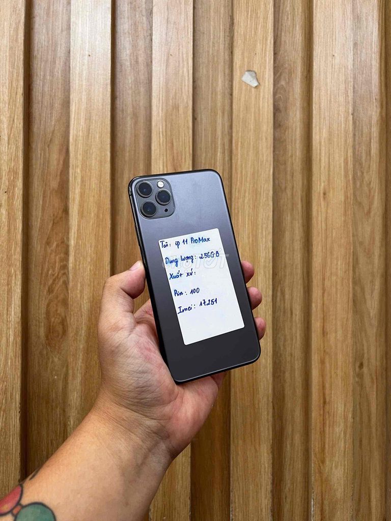Apple iPhone 11 Pro Max 256GB Đen. Mua bán Điện thoại tại Quận Đống Đa Hà Nội được đăng bởi HaNoiMobile HT  hình 1