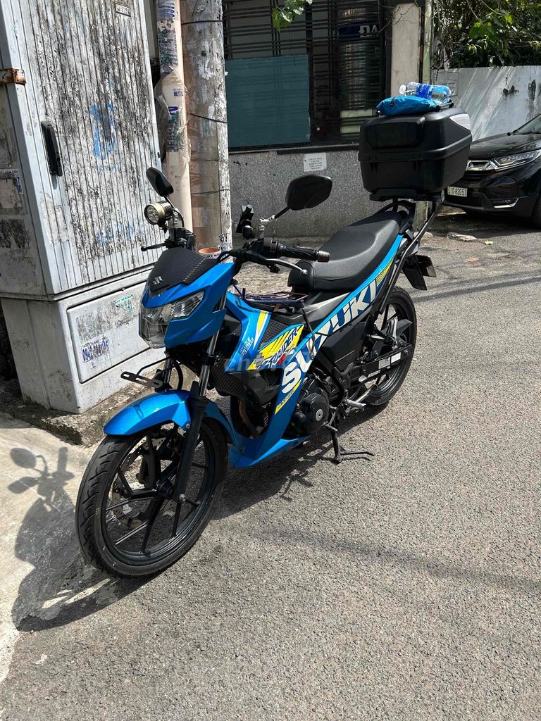 Suzuki Raider 2017 Xanh dương 74210 km. Mua bán Xe máy tại Quận Bình Thạnh Tp Hồ Chí Minh được đăng bởi Hoàng Bảo hình 2
