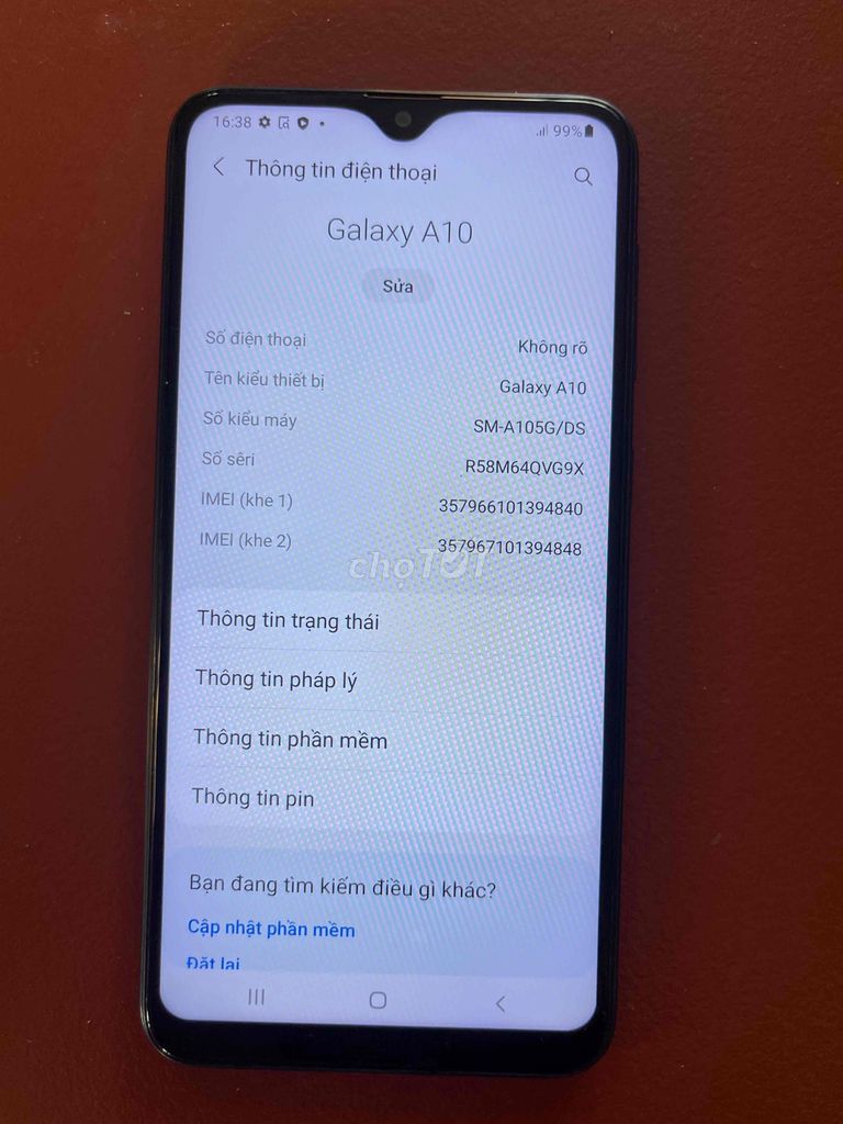 sam sung A10 ram2 32gb máy ko lỗi lầm. Mua bán Điện thoại tại Huyện Hớn Quản Bình Phước được đăng bởi bình yên hình 1