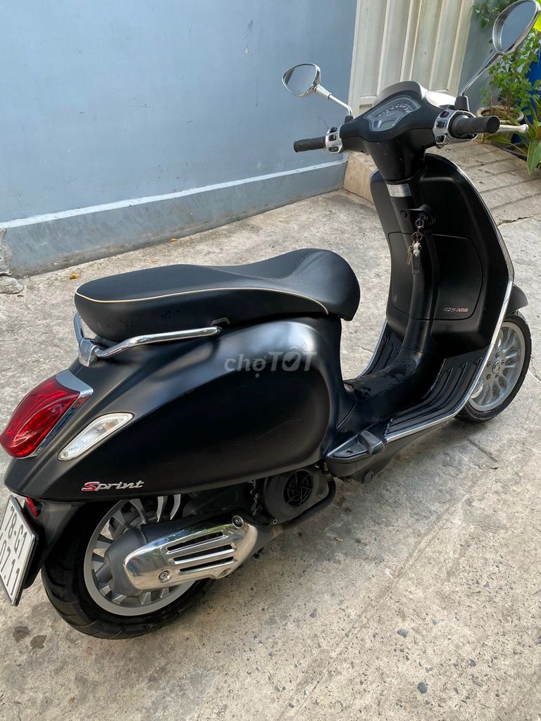 Xe tay ga Vespa sprint abs125 2018 đen nhám mới90%. Mua bán Xe máy tại Quận 7 Tp Hồ Chí Minh được đăng bởi La Vy hình 5